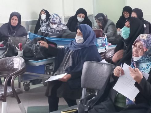 اولین کارگاه آموزش مراقبت ار فرد مبتلا - قزوین