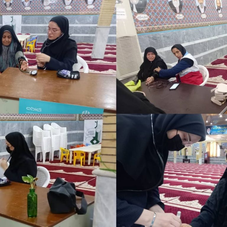 ایستگاه سلامت سالمندان در خورموج بوشهر در ماه جهانی آلزایمر