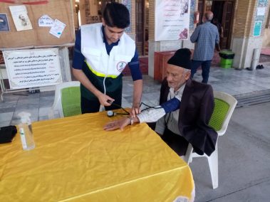 ایستگاه سلامت سالمندان برازجان به مناسبت ماه جهانی آلزایمر / انجمن آلزایمر بوشهر