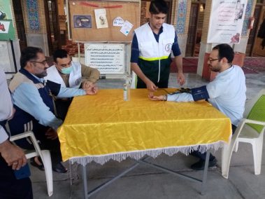 ایستگاه سلامت سالمندان برازجان به مناسبت ماه جهانی آلزایمر / انجمن آلزایمر بوشهر