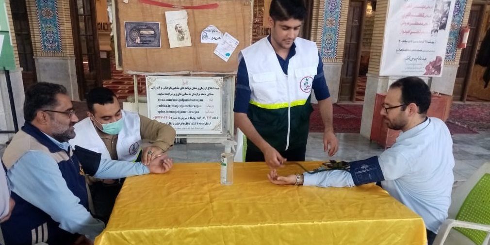 ایستگاه سلامت سالمندان برازجان به مناسبت ماه جهانی آلزایمر / انجمن آلزایمر بوشهر