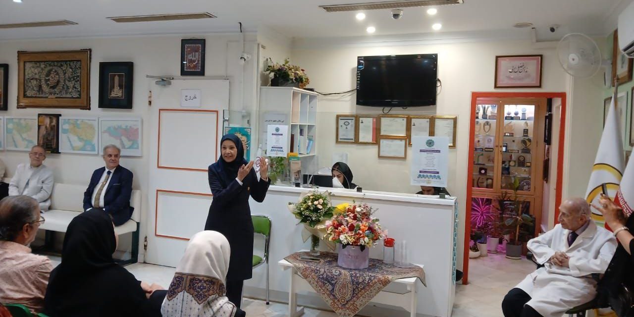 حضور مدیرعامل انجمن دمانس و آلزایمر ایران در بنیاد علمی فرهنگی پروفسور فرهود