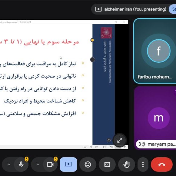 iranalz (2) وبینار پیشگیری از دمانس و حفظ سلامت مغز در خراسان جنوبی